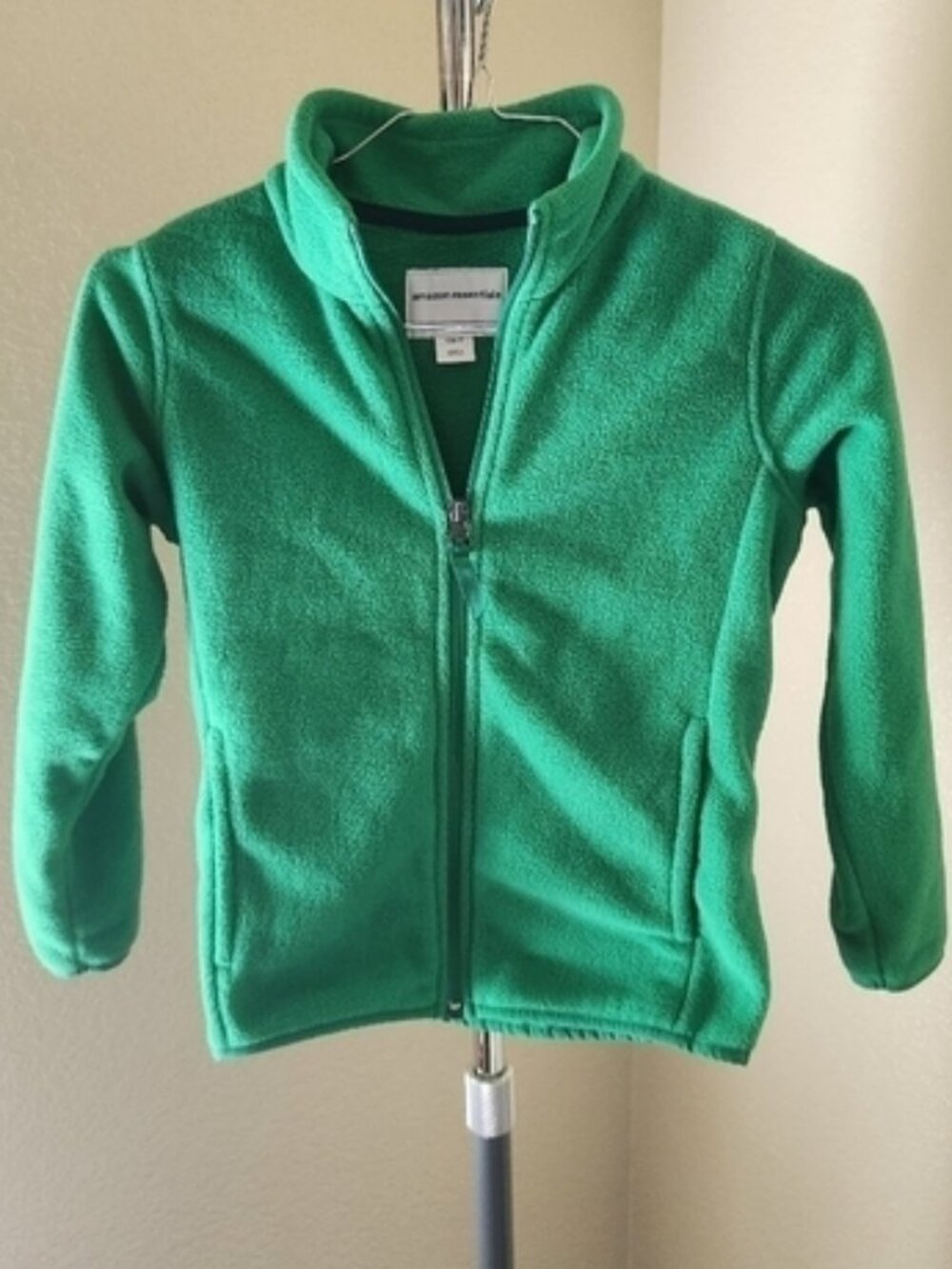 Kids Amazon Essentials New Without Tags Full Zip Fleece Jacket With Pockets